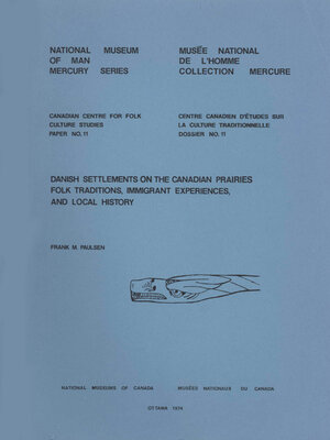 cover image of Danish Settlements on the Canadian Prairies